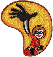 Elasticgirl 2 embroidery design