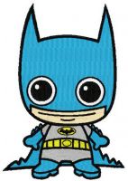 Chibi Batman embroidery design