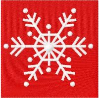 Snowflake free embroidery design 15
