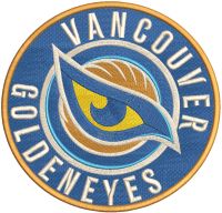Vancouver Goldeneyes logo embroidery design