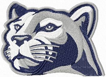 Penn State Nittany Lion logo machine embroidery design