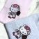 T-shirts with Hello Kitty Dodgers embroidery design