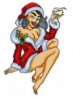 Let it snow 2 embroidery design