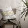 Cushion with home latitude and longitude machine embroidery design