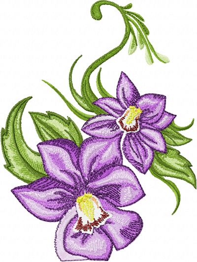 Flower 5 machine embroidery design