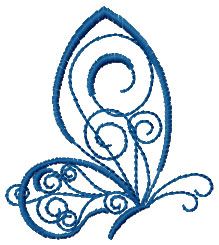 Butterfly free embroidery design 16