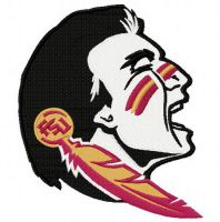 Florida State Seminoles logo 2 embroidery design