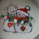 In hoop snowmen meet the new year embroidery design