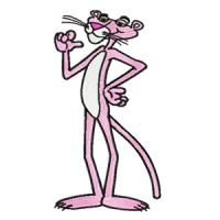 Pink Panther 1  embroidery design