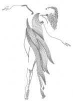 Dancing queen embroidery design