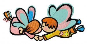 Cute little fairy 14 embroidery design