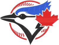 Toronto Blue jays classic logo embroidery design