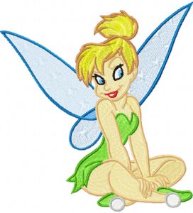 Tinkerbell 4 embroidery design