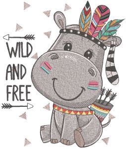 Hippo wild and free
