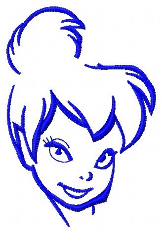 Tinkerbell 16 machine embroidery design
