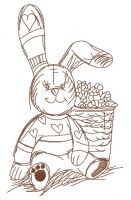 Banny rabbit 3 embroidery design