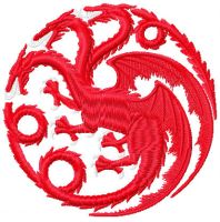 House of the Dragon embroidery design