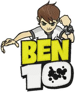 Ben 10 - Power on! embroidery design