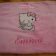 Girlish embroidered towel with Hello Kitty
