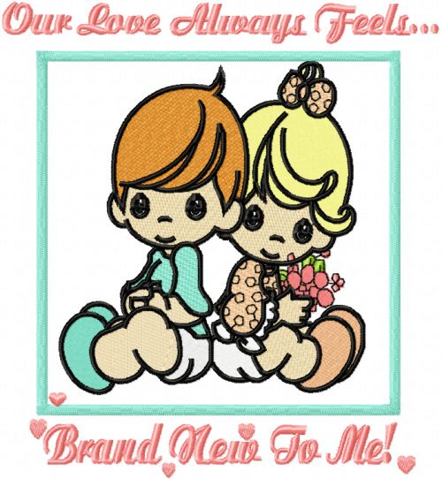 Our Love Always Feels machine embroidery design