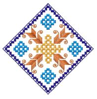 Square decoration 2 embroidery design