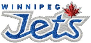 Jets NHL Logo 2 embroidery design