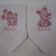 Towels embroidered with Heffalump designs