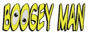 Boogey man embroidery design