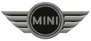 Auto mini logo embroidery design