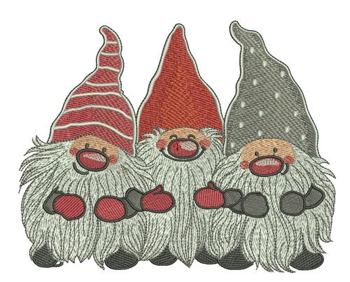 Dwarves 2 machine embroidery design