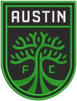 Austin fc logo embroidery design