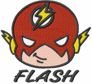 Baby Flash head embroidery design