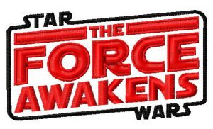 Star Wars The force awaken embroidery design