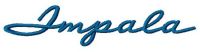 Impala logo 2 embroidery design