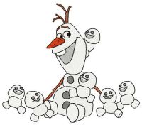 Olaf's family embroidery design