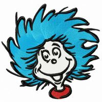 Happy Thing One embroidery design