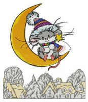 When dreams come true embroidery design