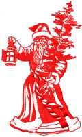 Santa Claus embroidery design