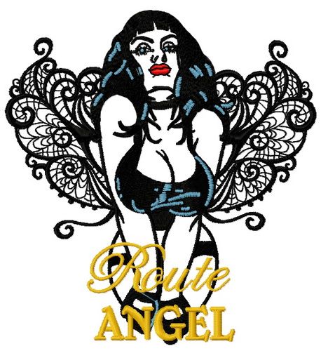 Route angel 3 machine embroidery design