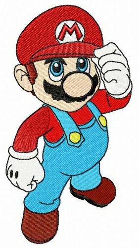 I'm Mario, nice to meet you machine embroidery design