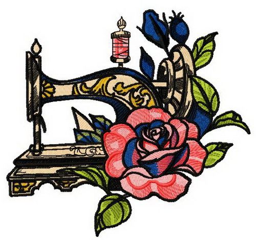Old sewing machine 5 machine embroidery design