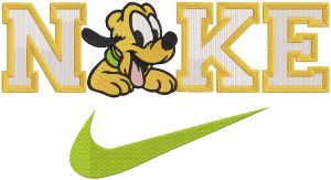 Nike Pluto embroidery design