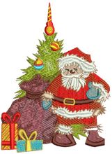Santa's presents 2 embroidery design
