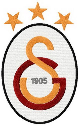 Galatasaray logo machine embroidery design