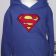 Jacket with Superman logo machine embroidery design