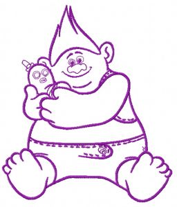 Biggie and Mr. Dinkles 4 embroidery design