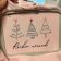 In hoop Christmas trees childrens drawing embroidery design