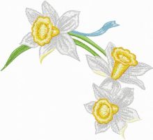 Daffodil 1 embroidery design