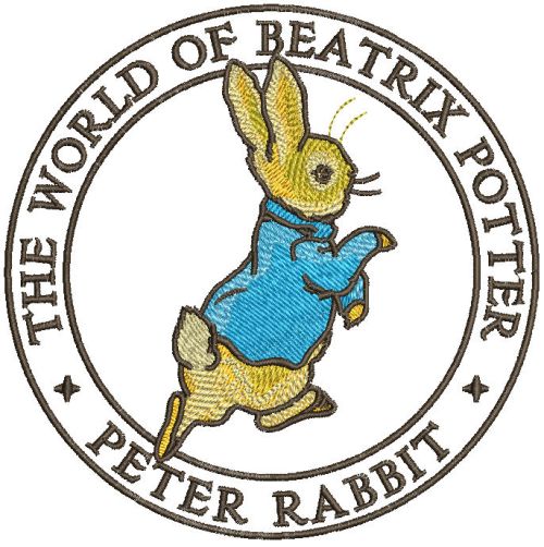 Peter rabbit machine embroidery design