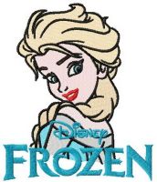 Elsa embroidery design